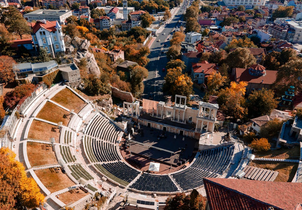 Discover the ancient Roman Theatre of Philippopolis, a stunning landmark in Plovdiv, Bulgaria.