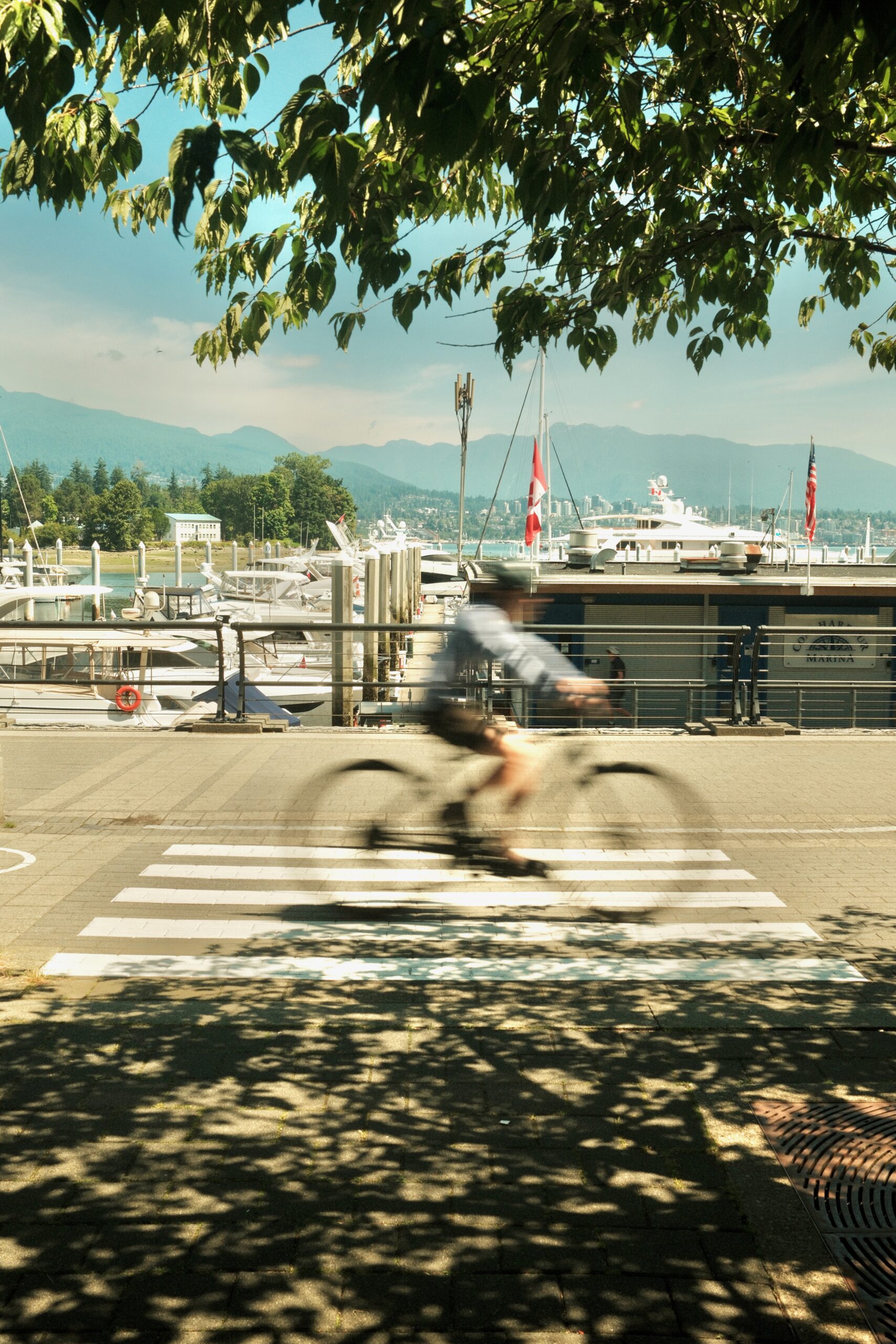 Biker in Vancouver